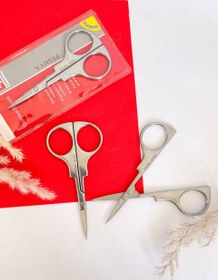 تصویر قیچی ابرو مدل عینکی اصلی گلدن دریم - 12 عددی Original golden dream eyeglass model eyebrow scissors