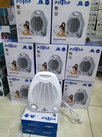 تصویر بخاری برقی فن هیتر، رومیزی 2000 وات پوتوپPOTOP POTOP FAN HEATER