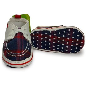 تصویر کفش نوزادی پسرانه طرح کالج قرمز کوکالو Cocalo Cocalo Red College Baby Boy Shoes