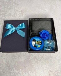 تصویر پک کادو هدیه مردانه و پسرانه مناسب تولد و سالگرد دوستی 