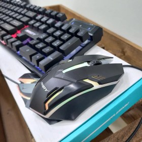 تصویر کیبورد و موس گیمینگ ANSTY KB-02 