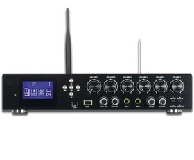 تصویر آمپلی فایر رومیزی SOS مدل JX600-6 ظرفیت ۳۰۰ وات شش کانال 