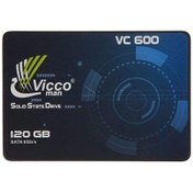 تصویر حافظه SSD ویکومن VC600 ظرفیت 120 گیگابایت ا SSD 120GB Vicco Man VC600 SSD 120GB Vicco Man VC600