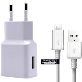 تصویر شارژر دیواری فست شارژ Samsung S10 EP-TA200 2A 15W سرجعبه + کابل تایپ سی Samsung S10 EP-TA200 2A 15W Fast Charge Wall Charger With type-C Cable