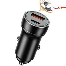 تصویر شارژر فندکی ماشین جلیکو مدل F4 JELLICO​ FAST CAR​ CHARGER​ F4​