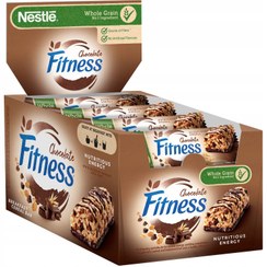 تصویر پروتئین بار رژیمی فیتنس با طعم شکلات باکس 16 عددی fitness nestle fitness nestle