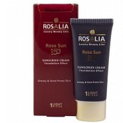 تصویر کرم ضد آفتاب رنگی رزالیا (Rosalia) مناسب پوست چرب و جوش دار بژ روشن کد 1 حجم 40 میلی لیتر 
