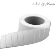 تصویر برچسب خردشونده AB - سفید مات 50mmX20mm - بوبین بزرگ - رول 1000 عددی 