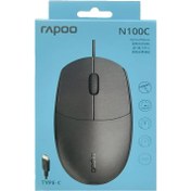 تصویر ماوس رپو N100C باسیم Mouse Rapoo N100C Wired