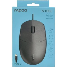 تصویر ماوس رپو N100C باسیم Mouse Rapoo N100C Wired