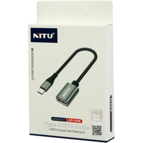 تصویر کابل تبدیل Nitu NT-CN18 OTG USB To Type-C Nitu NT-CN18 USB To Type-C OTG Adapter