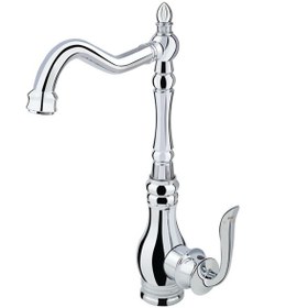 تصویر شیر کی آی جی - KIG - مدل آلبرت - کروم / ست 4 تیکه KIG FAUCET - ALBERT MODEL