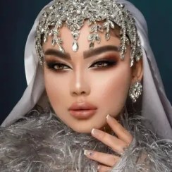 تصویر ست تاج و گوشواره عروس 