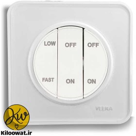 تصویر کلید کولر ویرا مدل آلفا آرک سفید 