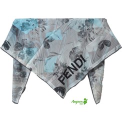 تصویر روسری نخی ژاکارد دو رو میکرو کد 1174 