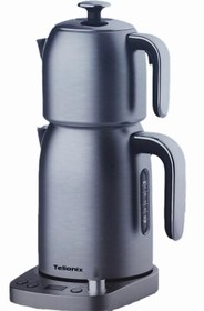تصویر چای ساز تلیونیکس مدل TTM5010 با کتری استیل ظرفیت ۱.۷ لیتر 