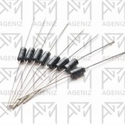 تصویر دیود 1N4007 یکسوساز ۱۰۰۰ ولت ۱ آمپر بسته ۱۰ عددی 