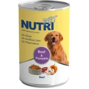 تصویر کنسرو سگ نوتری پت چانک گوشت و کدو حلوایی Nutri Pet Dog Chunk & Pompkin 450g