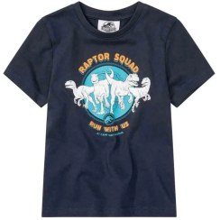 تصویر تیشرت پسرانه طرح دایناسور 