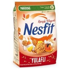 تصویر کورن فلکس نستله نسفیت Nesfit Karisik Meyveli مدل چند میوه 400 گرم 