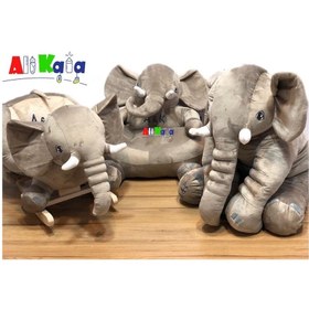 تصویر مبل و راکر کودک پولیشی فیل کد AK01 