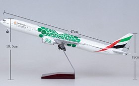 تصویر ماکت هواپیما بوئینگ ۷۷۷ امارات | Airplane Model 1:150 Boeing 777-300 Emirates Expo 