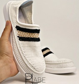 تصویر گیوه مدل سبزینه - سفید / 4 giveh_mardane