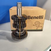 تصویر شافت کامل خروجی گیربکس tnt150 i اصلی بنلی 