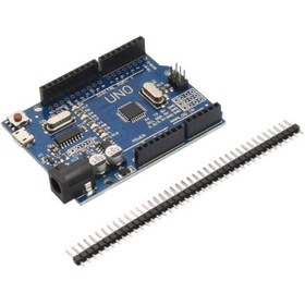 تصویر برد آردوینو Arduino UNO R3 CH340 با ورودی Micro USB 