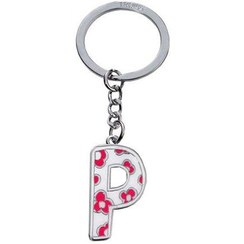 تصویر جاکلیدی الفبا ترویکا طرح P Troika Alphabet KeyChain P