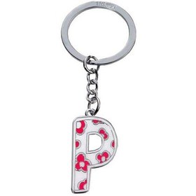 تصویر جاکلیدی الفبا ترویکا طرح P Troika Alphabet KeyChain P