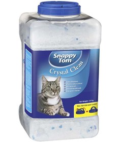 تصویر خاک گربه کریستالی تمیز چند رنگ ۳.۶ کیلوگرم برند snappy tom Crystal Clean Cat Litter Multicolour 3.6kg