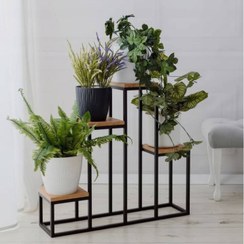 تصویر استند فلزی گلدان 