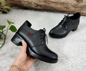 تصویر کفش طبی-اداری بندی مدل لبخند ٌWomen's strapped shoes Smile style