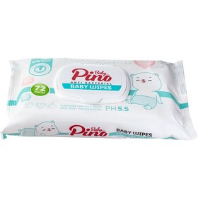 تصویر دستمال مرطوب کودک پینو بیبی 120 عددی Pino Baby wet wipes 120pcs