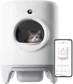 تصویر توالت هوشمند گربه برند: PETKIT کد X100 Smart cat toilet Brand: PETKIT code X100