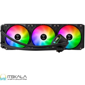 تصویر خنک کننده مایع پردازنده گیم دیاس AURA GL360 Gamdias AURA GL360 RGB CPU Liquid Cooler