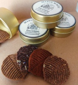 تصویر عود سکه ای دستساز طبیعی(بدون چسب و ذغال سنگ) Natural Incense