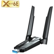 تصویر کارت شبکه USB سه باند AX5400 Wi-Fi 6E مدل LB-LINK WTN5400E 