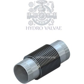 تصویر لرزه گیر سر دنده فولادی جوشی فلکسور پارس - 11/2 Inch Flexor Pars Welded Steel Threaded Expansion Joint