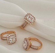 تصویر انگشتر نگین‌دار طرح جدید 