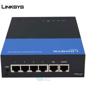 تصویر روتر Dual WAN VPN لینک سیس مدل LRT224 Linksys LRT224 Dual WAN VPN Router