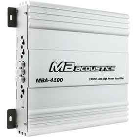 تصویر آمپلی فایر ام بی آکوستیک مدل MBA-4100 ا MB Acoustics MBA-4100 Car Amplifier MB Acoustics MBA-4100 Car Amplifier