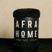 تصویر پتو لاواترا افرا 155*210 مشکی 