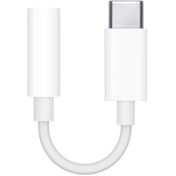 تصویر مبدل USB-C به جک 3.5 ميلی متری هدفون اورجینال اپل Apple USB-C to 3.5 mm Headphone Jack