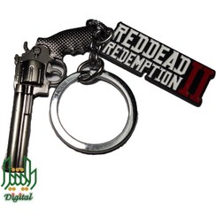 تصویر جاکلیدی کلت و هفت‌تیر فلزی | طراحی جذاب | جنس مقاوم Metal Gun Keychain | Pistol and Revolver Design | Durable Material | Perfect for Unique Style