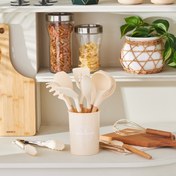 تصویر سرویس 12 پارچه کفگیر و ملاقه کاراجا کرم Darcy 