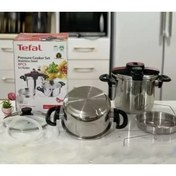 تصویر زودپز دوقلو تفال مدل پلاس 5 و 7 لیتر TEFAL