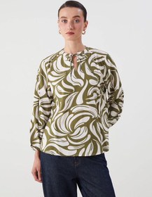 تصویر شومیز طرح دار lc waikiki 