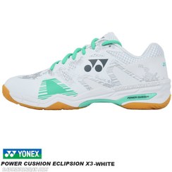 تصویر کفش بدمینتون یونکس YONEX POWER CUSHION ECLIPSION X3 - WHITE 